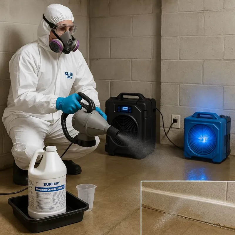 Sanitization and Odor Removal process in Deer Park, IL